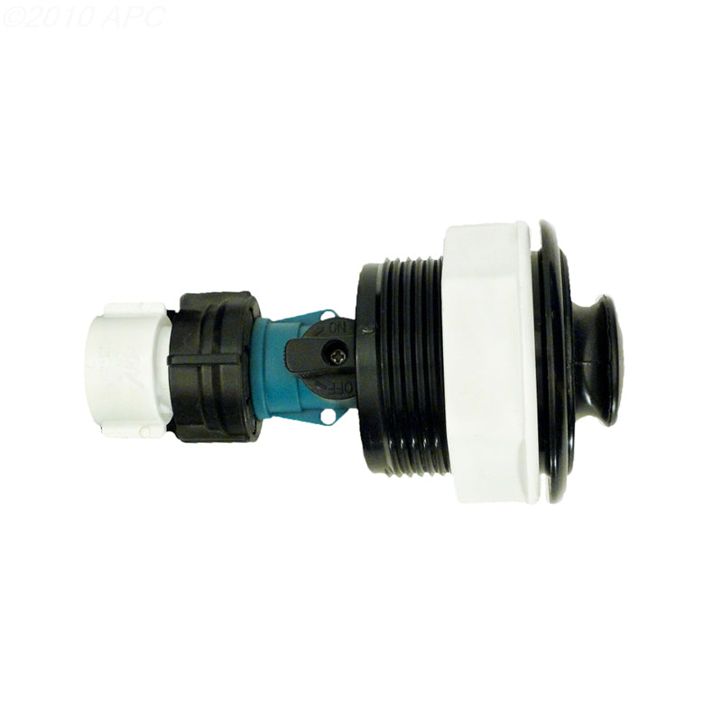 Waterway Spa Drain Valve with Niche Hose .75" - 400-3021