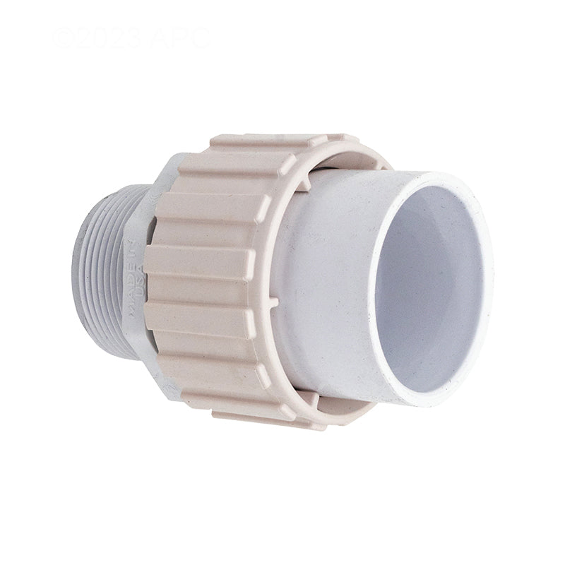 Waterway Bagged SCH40 PVC Union 1.5"MPTx1.5"S - 400-4030B
