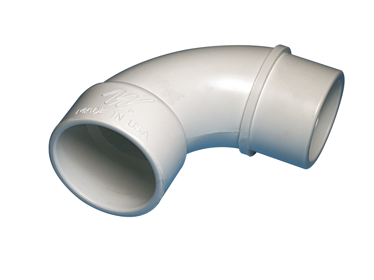 Waterway Elbow, 1-1/2" Socket PVC 90 Degree - 411-9100