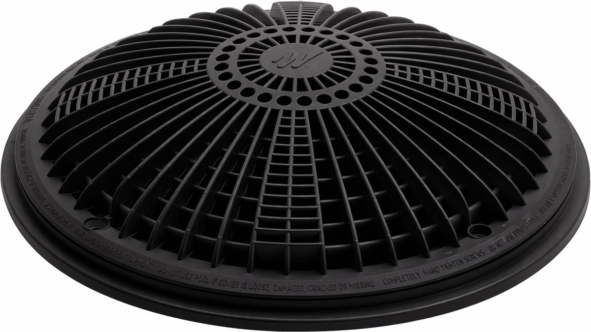 Waterway Tru Flo Suction Cover & Frame 10" Black - 640-1901 V