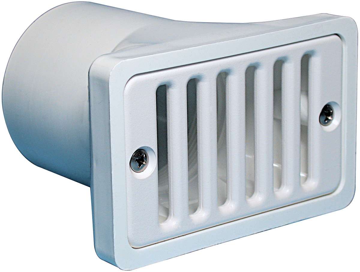 Waterway Gutter/ Deck Drain 2"x4" White - 640-2900
