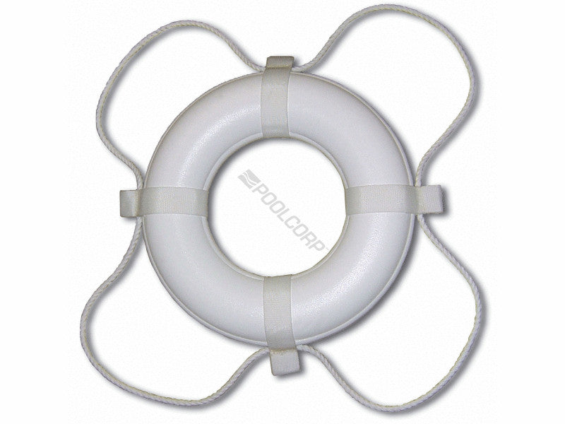 24" White Coast Guard (Uscg) Approved Ring Buoy