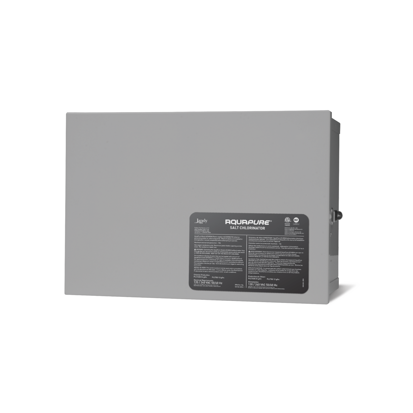Jandy APUREM AquaPure Salt Generator Power Center