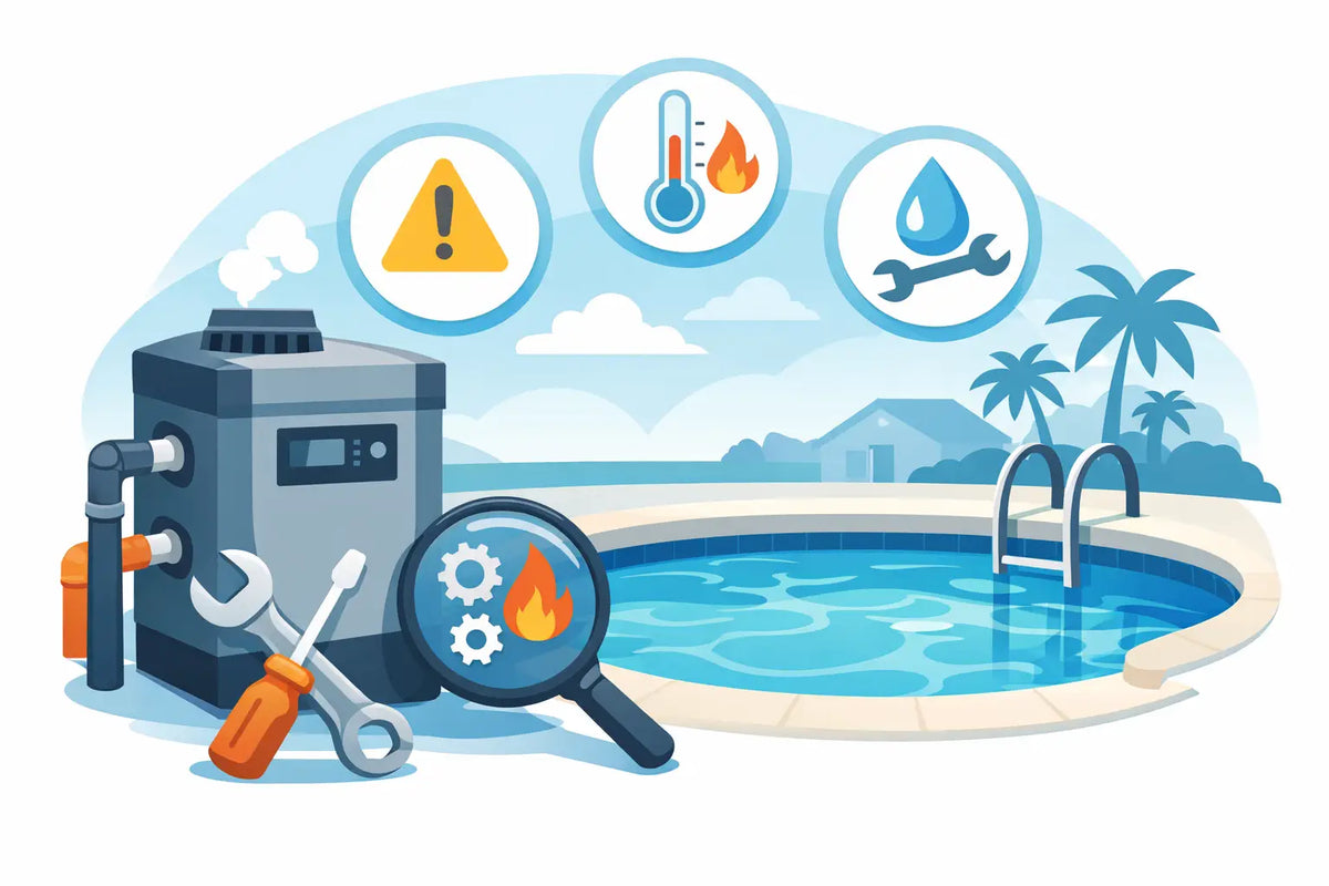Gas Pool Heater Troubleshooting for Common Faults