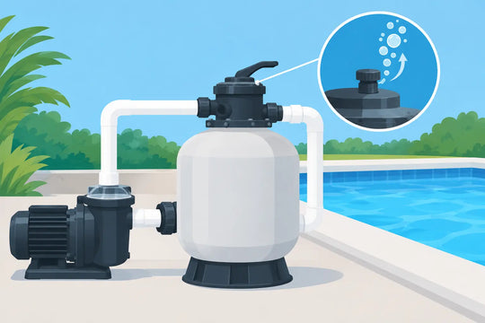 How to Remove Air From a Pool Filter System