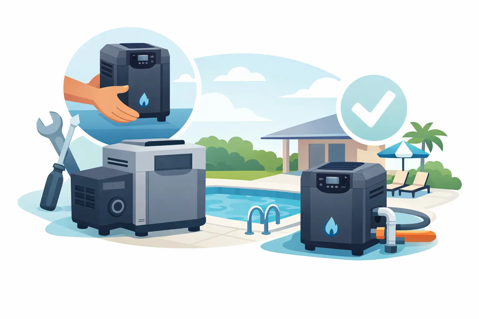 Gas Pool Heater Replacement: Buy the Right Fit