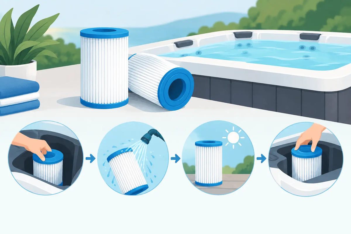 How to Choose, Clean, and Replace Spa Filters