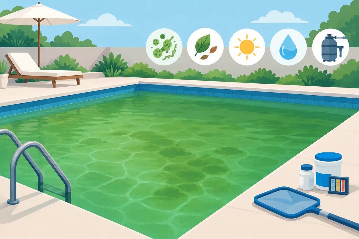 Why Is Pool Water Green? Causes and Fixes