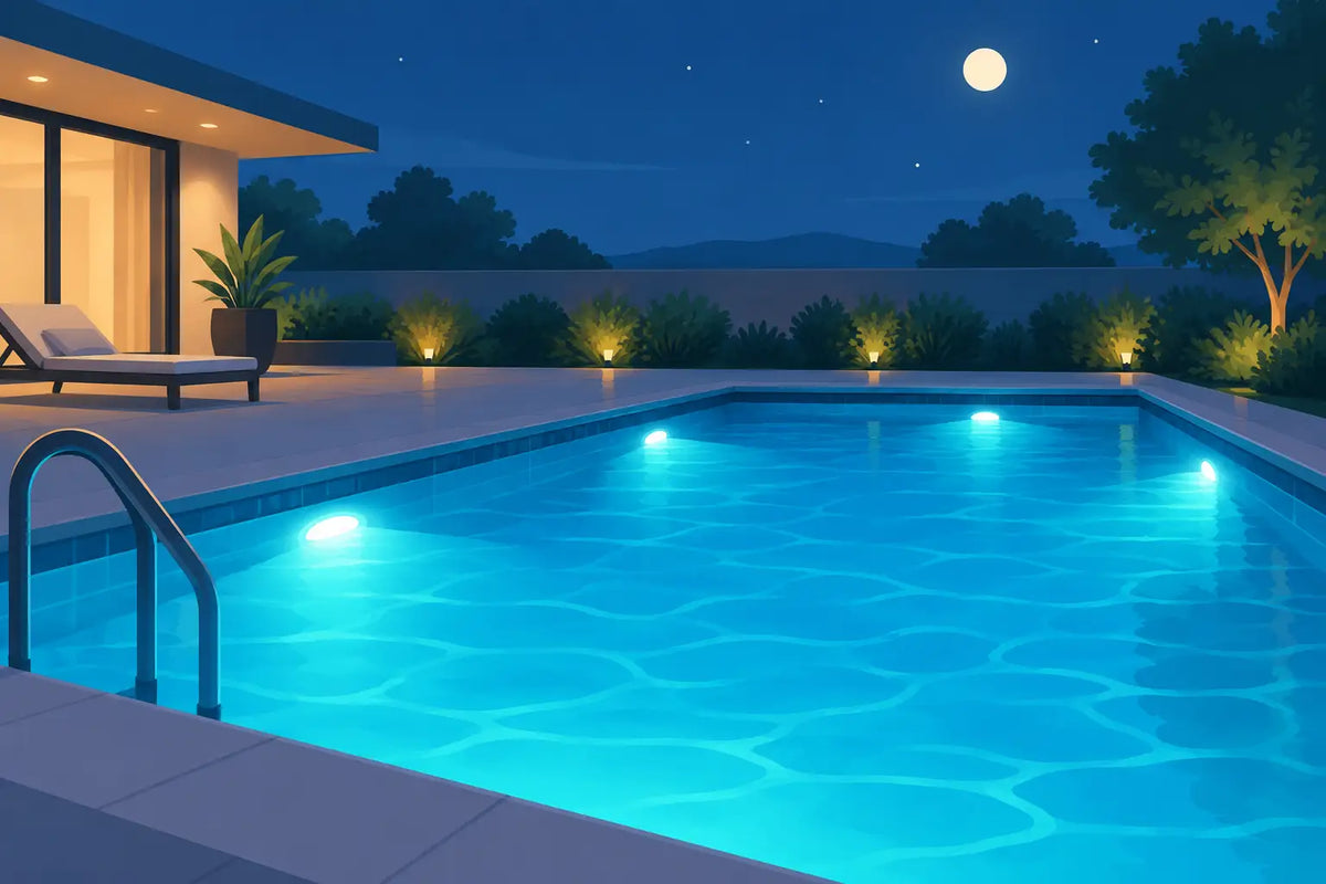 Pool Lighting Options for Safer Night Swimming