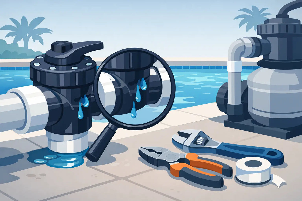 Pool Valve Leak Repair That Finds the Failure