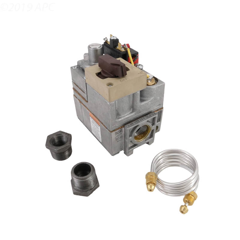 Raypak 1/2" Millivolt Pool Heater Natural Gas Valve - 003898F