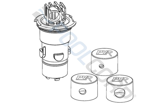 Paramount PVR 004617400003 Black Nozzle with Cap