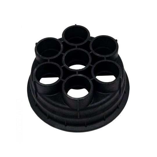 Hayward Paramount In-Floor Misc. Base 6 Port 1 1/2", Black - 005302403003