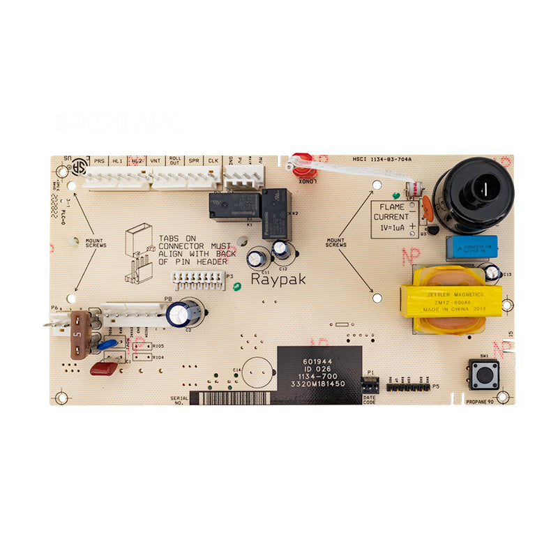 Raypak Control Circuit Board (After 2003) 100-10000345 - 013464F
