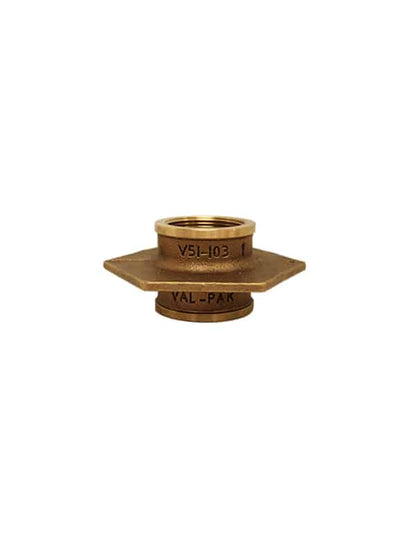 Val-Pak 1.5" NPT No Leak Flange Fitting w/ Bonding Screw Tapered/Tapered Bronze - V51-103-1