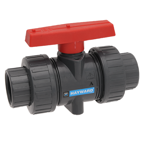 Hayward 1" PVC True Union Slpxthrd Ball Valve - TBB1010CPEG