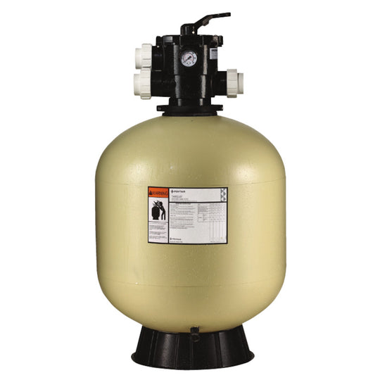 Pentair Tagelus® 145385 TA 60D Top Mount Sand Filter with 2 Inch Valve; 3.1 SqFt, 60 gpm, 24" Diameter