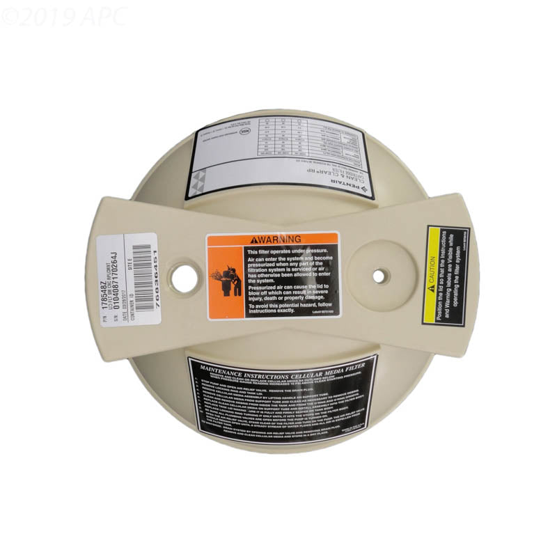 Pentair Clean & Clear Filter Lid 100 sf - 178548Z