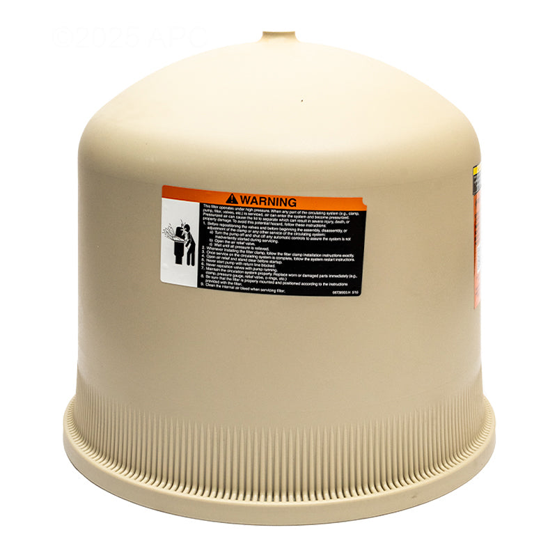 Pentair 420 SqFt Clean and Clear Plus Quad Filter Almond Tank Lid Assembly - 178581