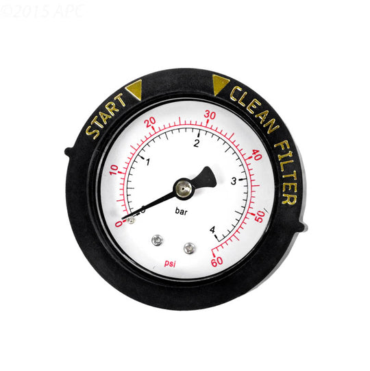 Pentair Pressure Gauge Rear Mount W/ Indicator - 190059Z