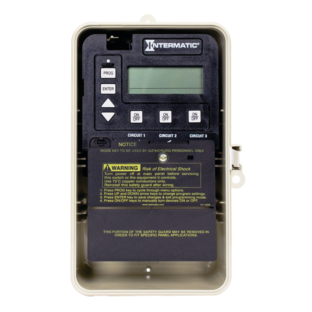 Intermatic P153 24-Hour 3-Circuit Electronic Time Control PE153P Parts & Diagram