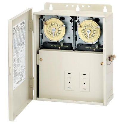 Intermatic T10000R Control Panel, Two T104M Mechanisms T10404R Parts & Diagram