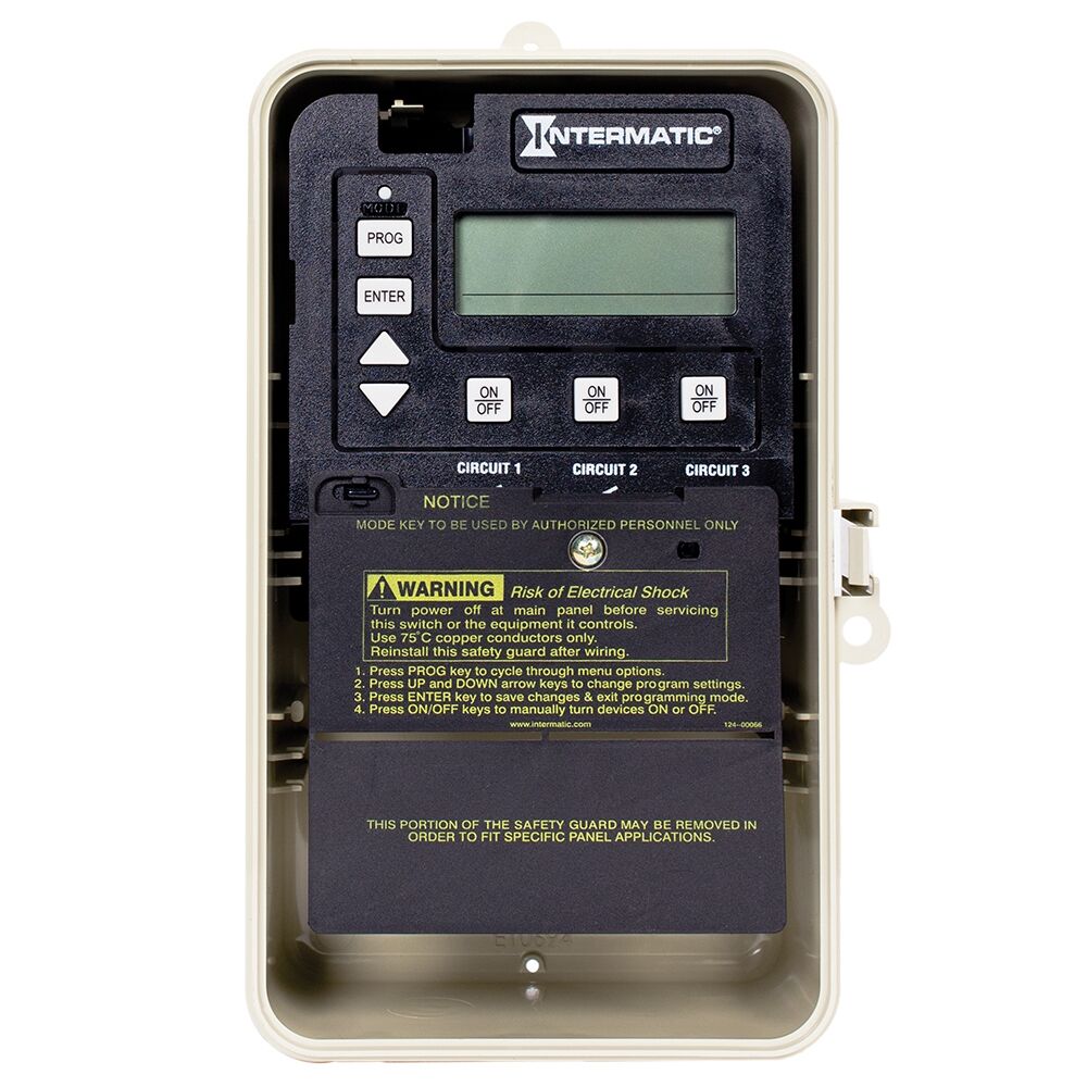 Intermatic P153 24-Hour 3-Circuit Electronic Time Control with Freeze Protection PE153PF Parts & Diagram