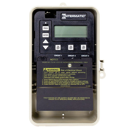 Intermatic P153 24-Hour 3-Circuit Electronic Time Control with Freeze Protection PE153PF Parts & Diagram