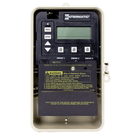 Intermatic P153 24-Hour 3-Circuit Electronic Time Control with Freeze Protection PE153PF Parts & Diagram