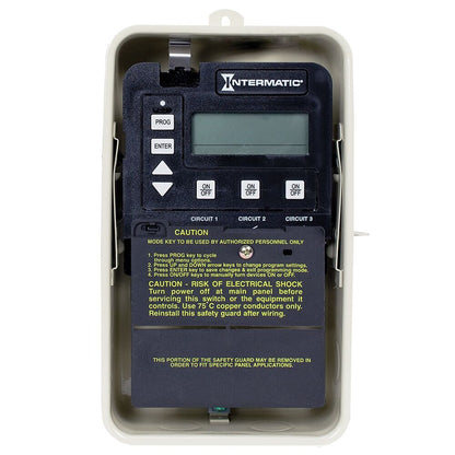 Intermatic P153 24-Hour 3-Circuit Electronic Time Control with Freeze Protection Probe PE153F Parts & Diagram