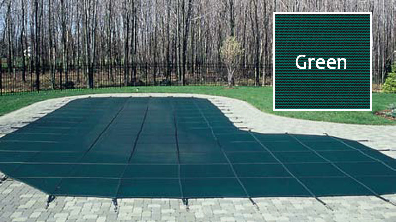 Latham 20x40 Ryl Rec Safety Cover Ctr Stp Mesh - 20-2040RE-CES48-SAP-GRN