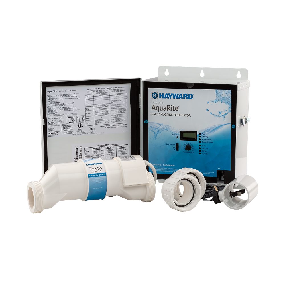 Hayward W3AQR3 AquaRite Chlorine Generator Salt System 15K Return