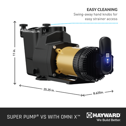 Hayward Super Pump VS 620 OL W OMNIX W3VSP26620