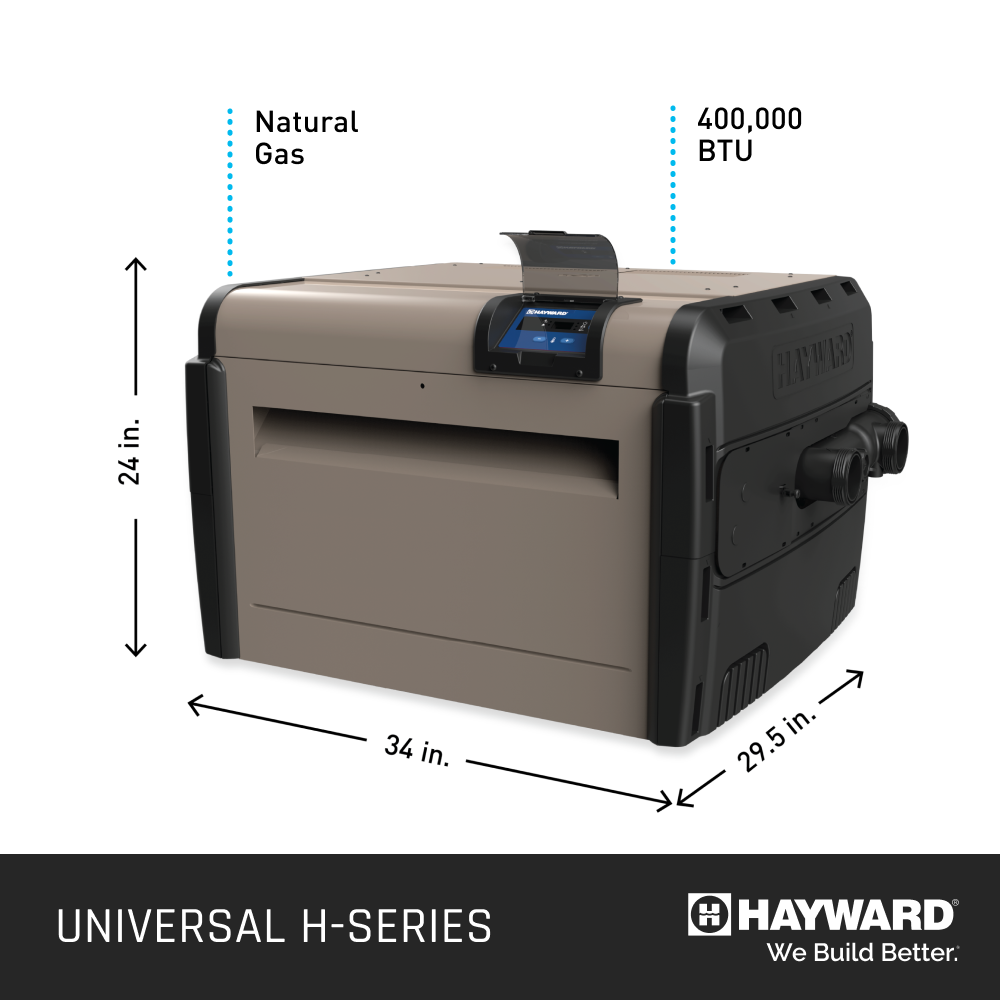 Hayward H400FDN W3H400FDN Natural Gas Pool Heater 400K Low NOx Heater