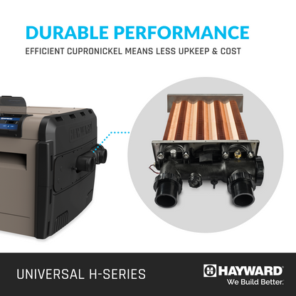 Hayward H400FDN W3H400FDN Natural Gas Pool Heater 400K Low NOx Heater