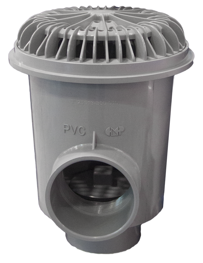Zodiac Nova Main Drain Sump with Cover 3"S Gray - 25513-401-000