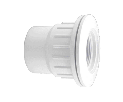 Zodiac Fiberglass Wall Fitting W Gskt Gray - 25523-501-100