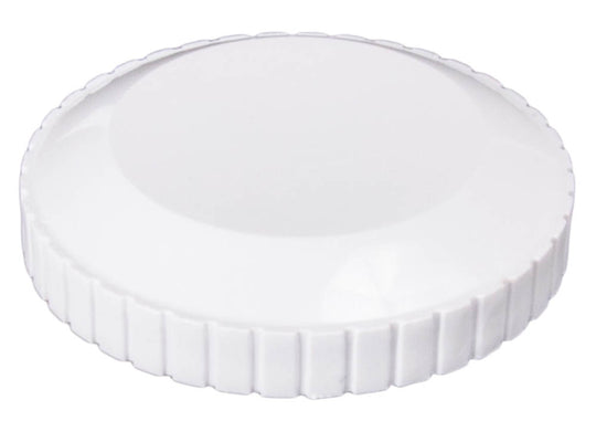 Cmp Threaded Cap, Flow Outlet, White Flow Outlet Cap White - 25552-020-300