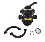 Pentair Tagelus 272526 ABS Clamp Style 6-Way Backwash MultiPort Valve; 1-1/2 Inch, 6 Inch Neck - 262506
