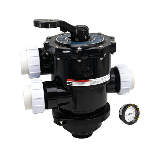 Pentair Tagelus Clamp Style Backwash MultiPort Valve 2 Inch, 6 Inch Neck - 262525