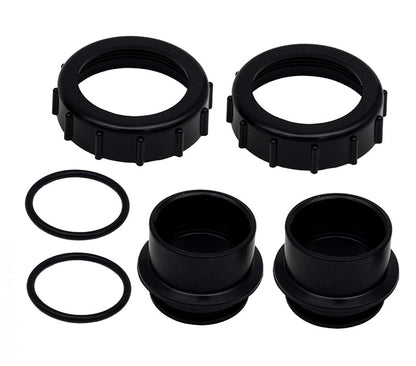 Pentair® 270100Z 2" x 2.5" Black Valve Adapter Kit for Quad D.E. Filter/FNS Plus Filter/Clean & Clear® Plus Filter