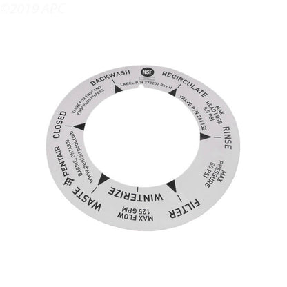 Pentair Label 2In Pos De (Ph) Mpv - 273207