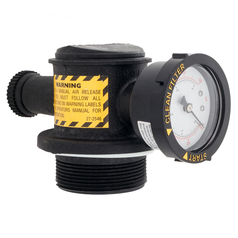 Pentair Water Pool and Spa Inc Manual Air Relief Assembly Black - 273550Z