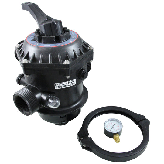 Pentair Tagelus 262506 CMP Replacement ABS Clamp Style 6-Way Backwash MultiPort Valve - 27502-154-000