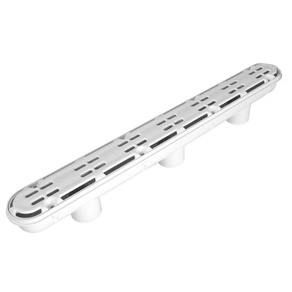 AquaStar Pool Products Channel Drain W/ 3-PORT Sump 32" White - 32CDAV101