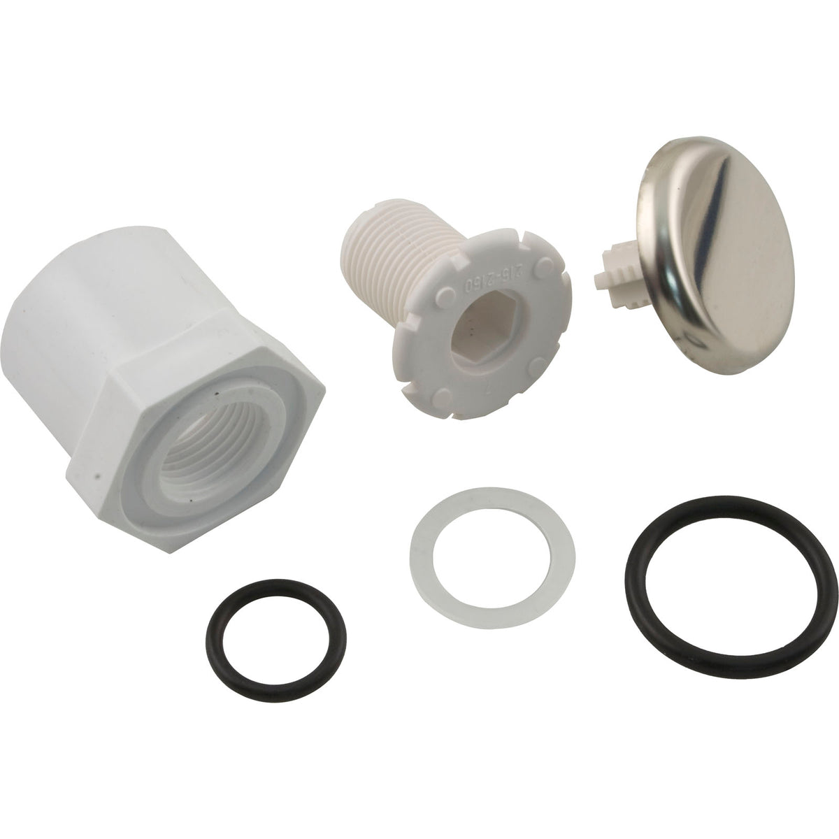 Waterway Ss Air Injector 1"SPG Low Profile - 670-2190