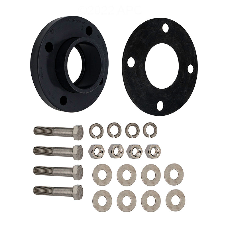 Pentair Flng 3"SCH80 W/gskt&hdwr Parts Box 6 Flange 3IN with Gasket and S/s Hardware Pentair 3" - 357261