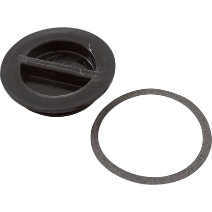 Waterway Flush Plug with Gasket 1.5"MPT Black - 400-4141
