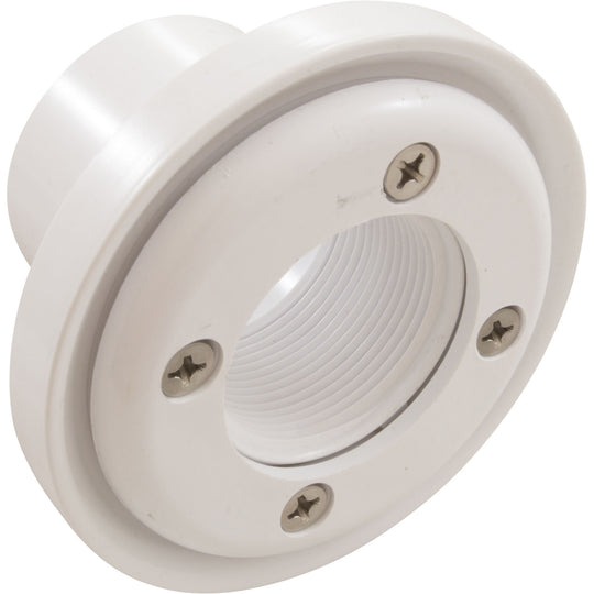 Waterway Vinyl Wall Fitting, 1-1⁄2" FPT x 1-1⁄4" Socket, White - 400-9010B