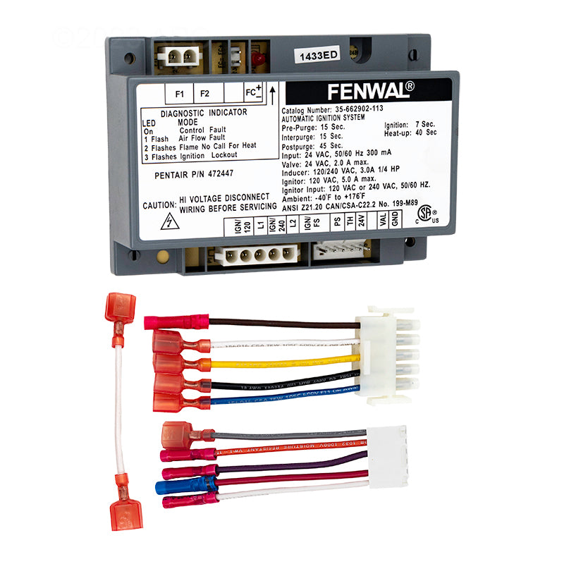 Pentair Ignition Control Module for 200-400 MiniMax NT STD Heater - 460783